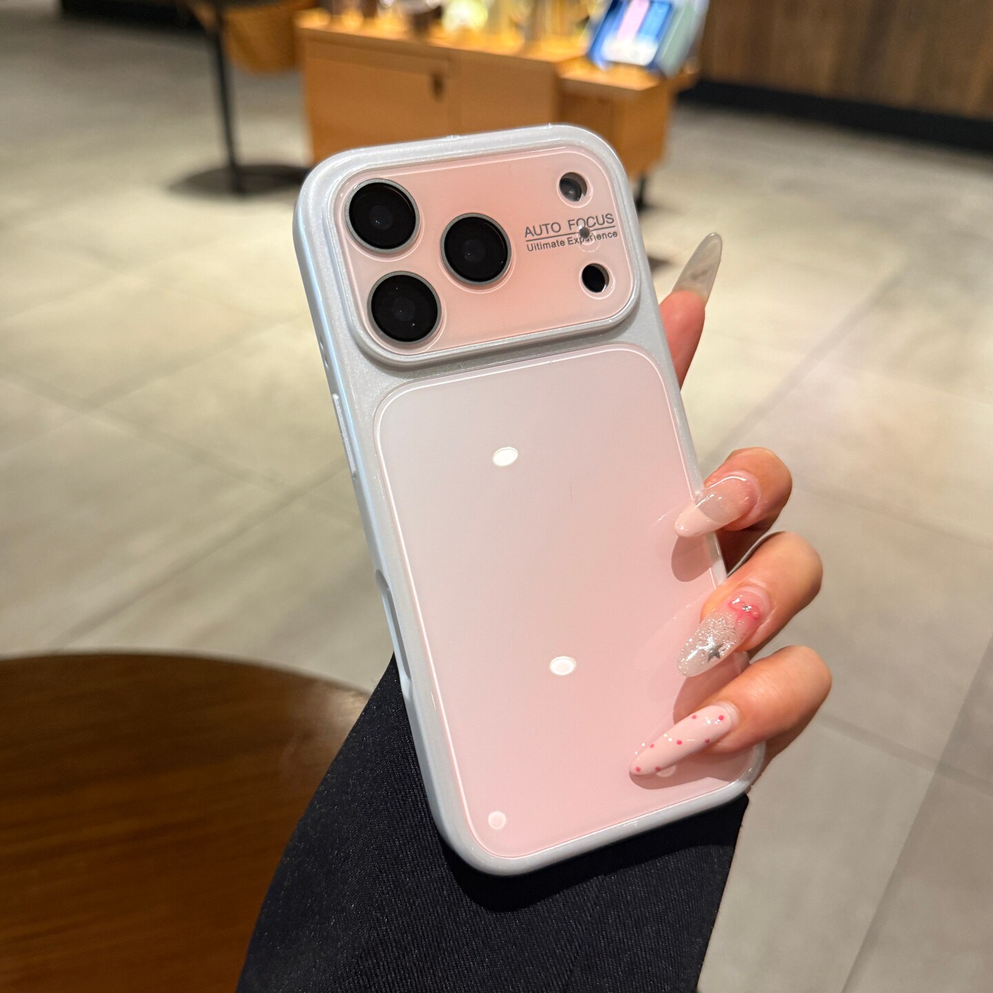 西柚粉渐变适用iphone17手机壳17promax苹果16pro新款15情侣高级14P秒变大视窗镜头膜全包男女13保护套巨好看