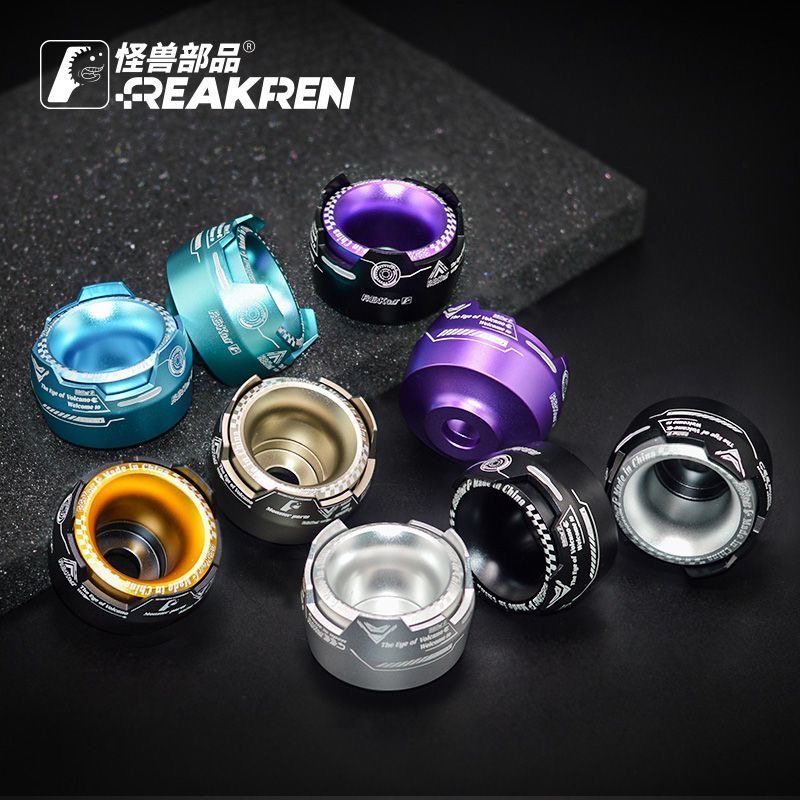 怪兽火山之眼CNC防摔杯九号极核小牛电动摩托车前减震通用防撞杯