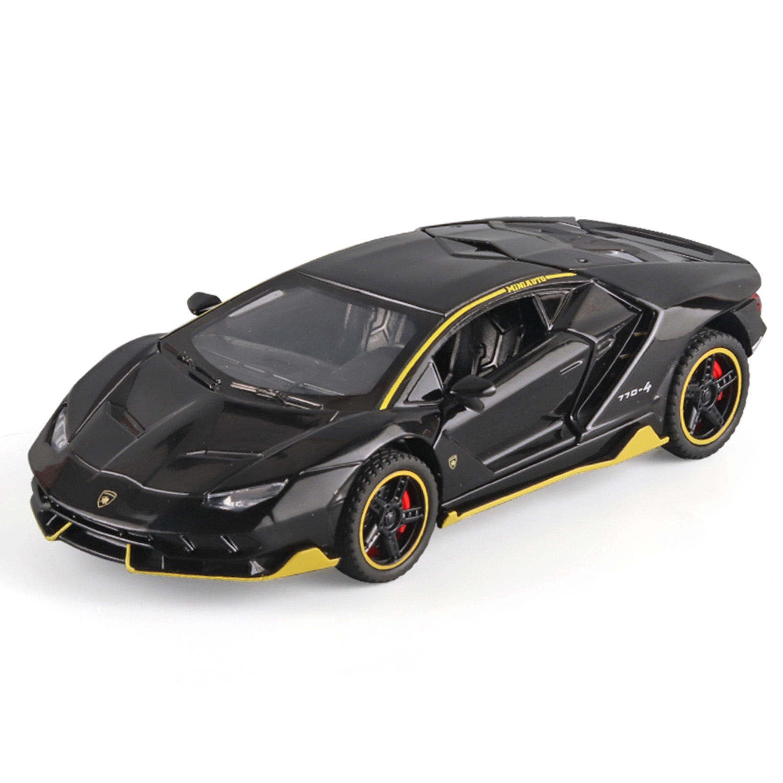 新款 1:32兰博LP770合金汽车模型带声光避震礼品蛋糕摆件澄海