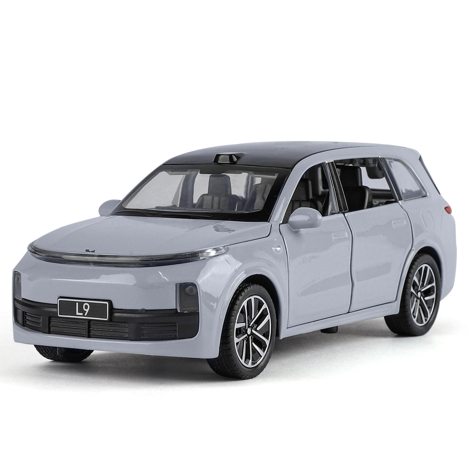 新款 1:32理想L9合金越野车模型声光旗舰SUV收藏摆件奶爸神车