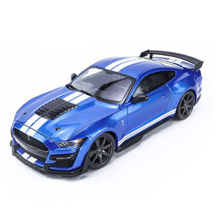 新款1:18仿真2020谢尔比 GT500合金转向避震儿童玩具汽车模型礼品
