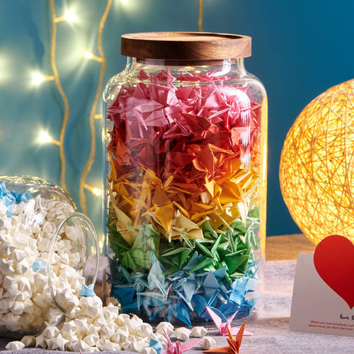 幸运星瓶玻璃超大许愿瓶创意礼物