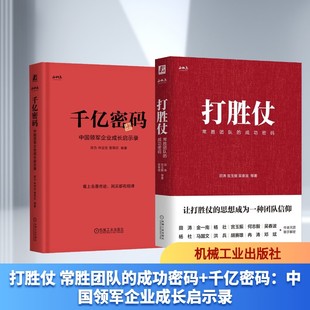 打胜仗 常胜团队的成功密码+千亿密码：中国领军企业成长启示录 田涛 等 著等 机械工业出版社