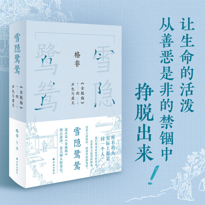 雪隐鹭鸶 《金瓶梅》的声色与虚无 格非 著 译林出版社