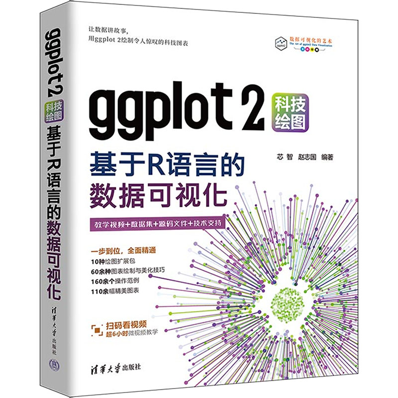ggplot2科技绘图 基于R语言的数据可视化 芯智,赵志国 编 清华大学出版社