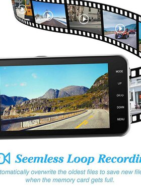 Dual Dash Cam Car Dashboard Camera Recorder FHD 1080P Drivin