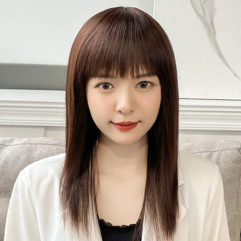 假发片头顶补发女仿真发贴片无痕隐形增发量蓬松遮白发刘海补发块