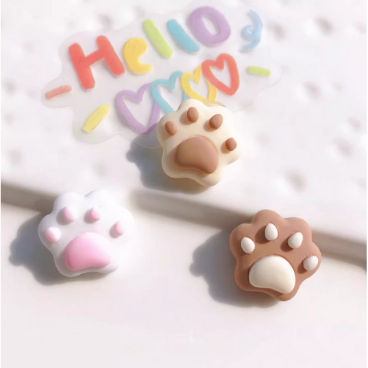 可爱猫爪图钉毛毡板按钉软木板摁钉粉嫩脚印足迹工字钉