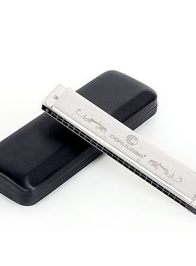 乐器魔术师Conj厂家直销产品urer24孔成人热销专业口琴复音演奏