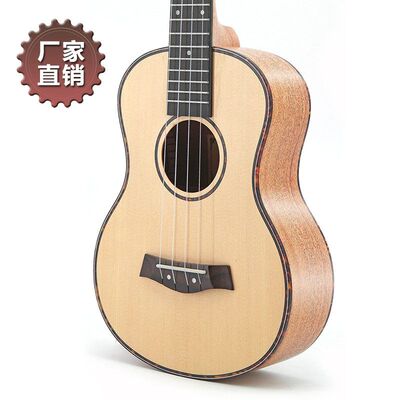 uk乌克寸丽丽桃花26小吉他云杉