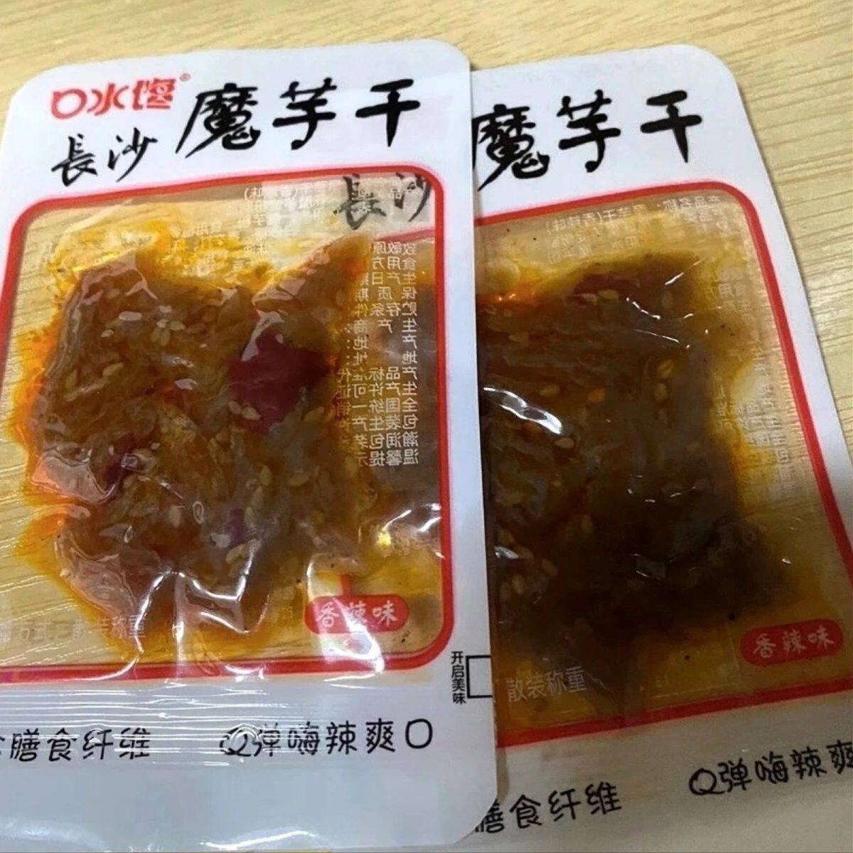 口水馋湖南长沙特产香辣魔芋干丝网红零食爆款麻辣小吃魔芋爽辣条