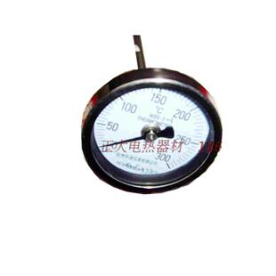 卧式双金属测温表/探温表/温度表 表面Φ60mm   探头6mmx150mm