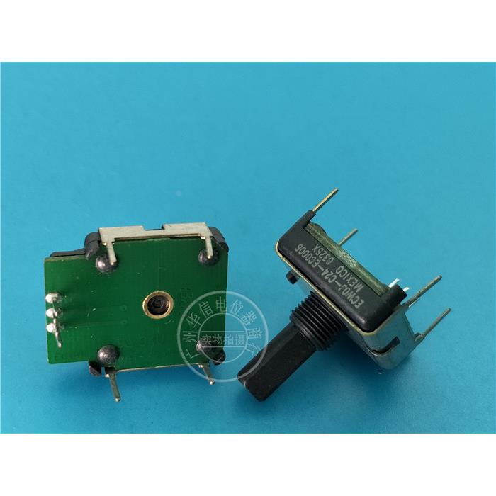 库存墨西哥BOURNS ECWOJ-C24-EC0006 步进24点 编码器 绿底