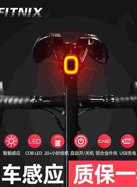 CUBELITE II智能感应刹车灯usb警示灯单车夜骑xlite100自行车尾灯