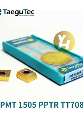 韩国特固克数控玉米铣刀片APMT 1505 PPTR TT6080 TT8020铣削加工