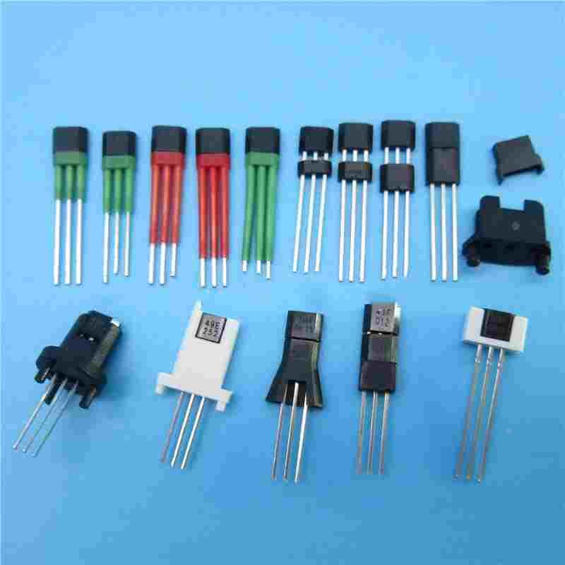 各类型霍尔管脚保护套连体支架TO-92S套管 1.5MM2MM3MM4MM5.5M6.5