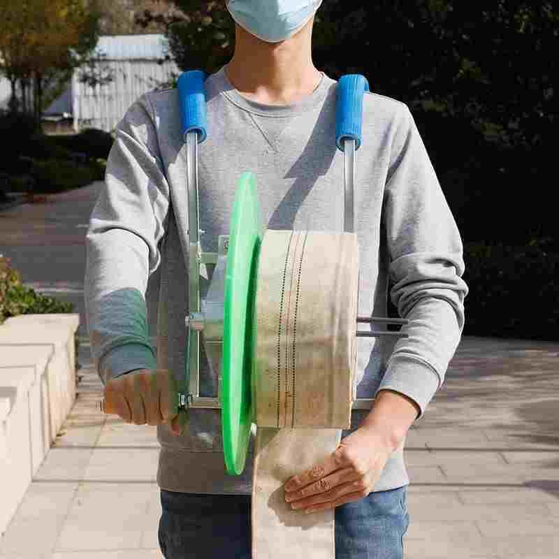农用浇地软管滴灌带收卷器新款消防水管收纳卷盘家用手摇1-8寸