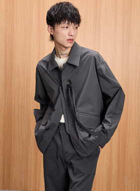 WTW 双层门襟翻领夹克