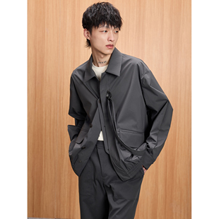 WTW 双层门襟翻领夹克