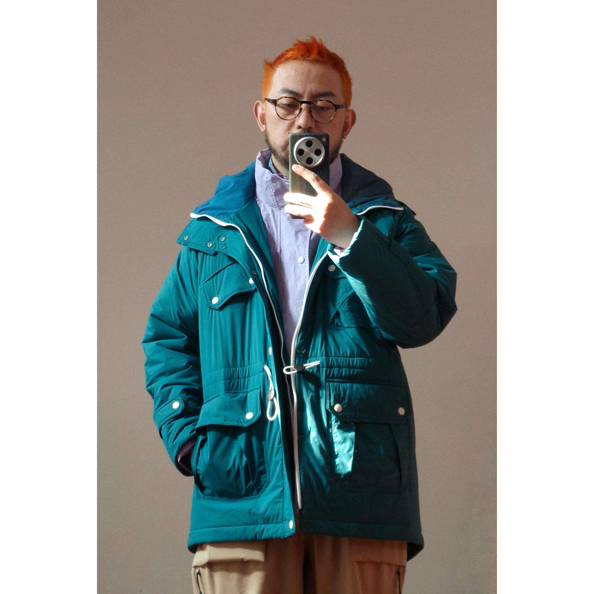 WtW 中款可收腰复古保暖登山棉衣 LightInsulationMountainParka