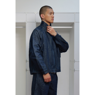 Harrington WtW Denim Washi JKT 和纸混纺哈宁顿牛仔夹克