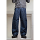 和纸混纺带褶轻松牛仔裤 Washi Denim WtW Pleats Pants