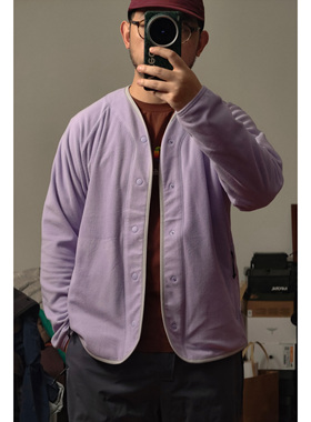 WtW 抓绒棒球开衫中间层 Fleece Cardigan L2