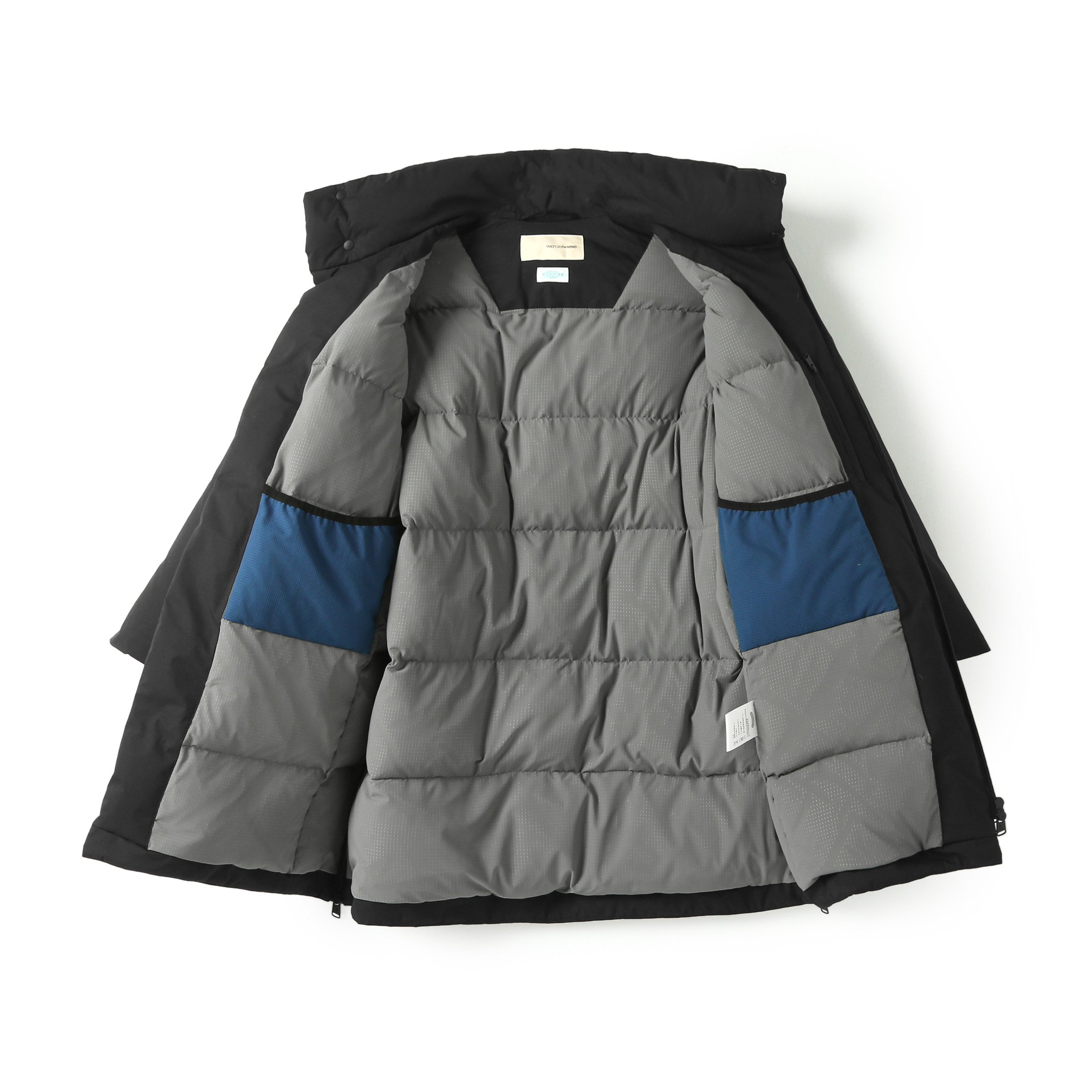 WtW可收纳中款布衣羽绒