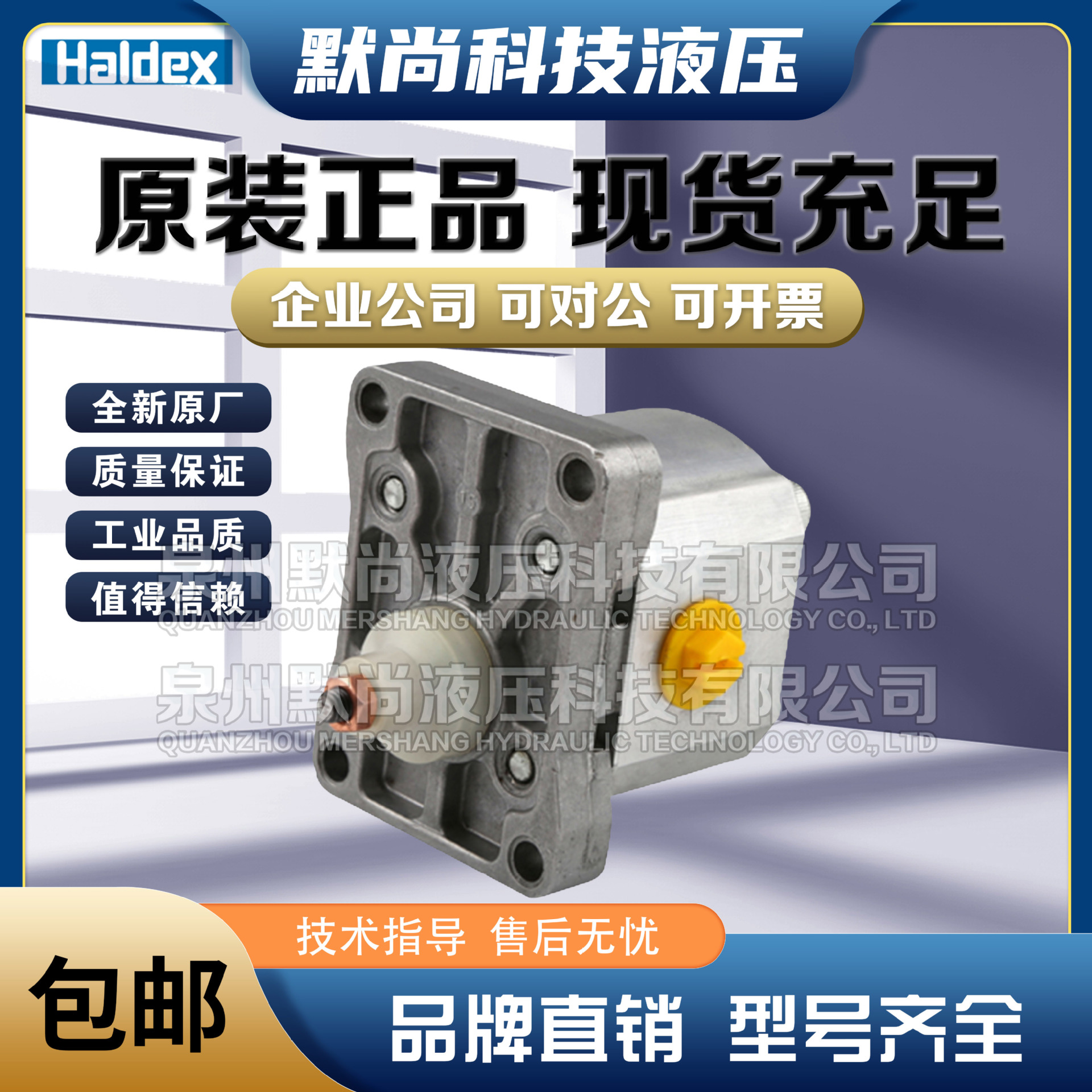 瑞典油泵HALDEX齿轮泵WP09A1 1802373 WP09A1B-160-R-03-BA液压泵