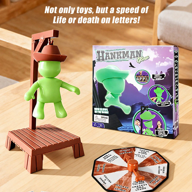 跨境磁性绞刑架桌游玩具英文单词游戏桌面亲子互动亚马逊爆款
