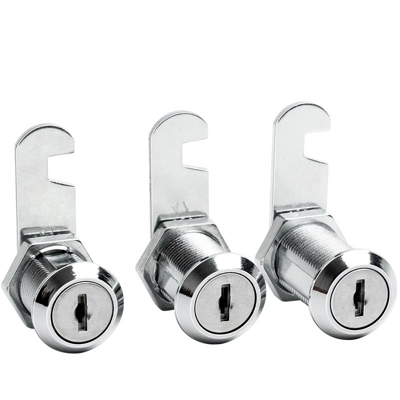 锌合金办公锁信箱更衣柜锁16-30 铁皮柜档案柜配电.箱圆锁锁芯