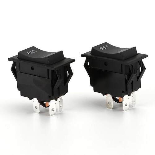 船型开关KCD2-7 拨动开关 4针DPDT 20A 12V 直流面板翘板开关