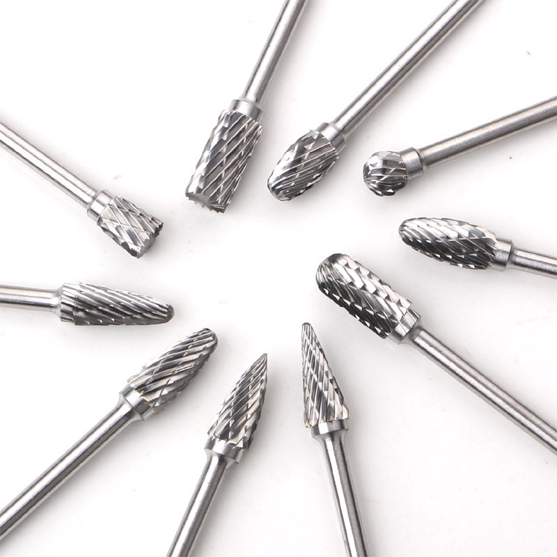 硬质合金钨钢磨头 镀钛旋转锉磨头木工木N雕打磨头根雕雕刻套装