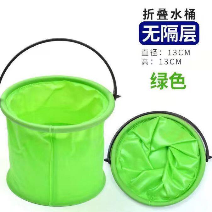 户外画画沙滩玩具艺术生创意多色便携折叠洗笔筒钓鱼水桶