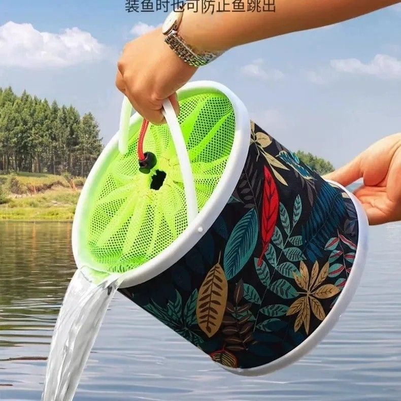 家用旅行洗车垂钓多用途便携加厚款可折叠户外伸缩手提储水水桶