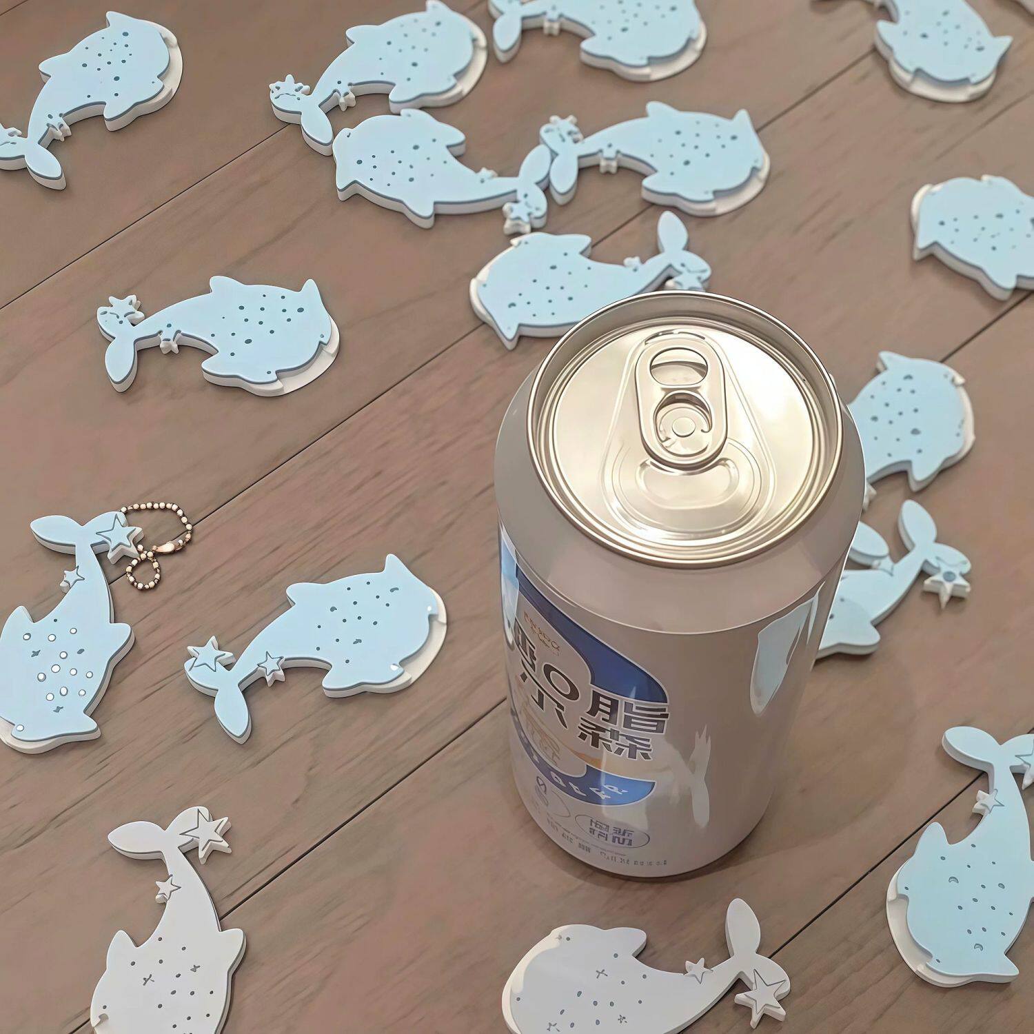 鲸鲨开罐器3d打印可爱高颜值ins易拉罐开瓶器挂件包包装饰钥匙扣