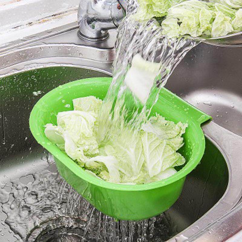 厨房加厚水槽沥水篮家用洗菜盆淘米水果盘厨具挂篮收纳置物架