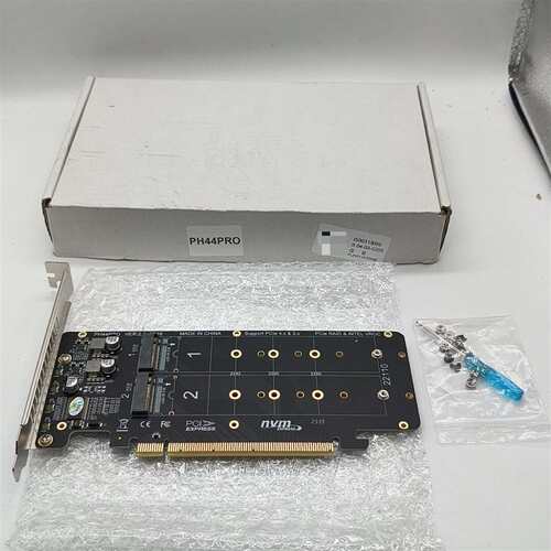 可维修PH44PRO，PCIeX16转M.2 M-key NVME