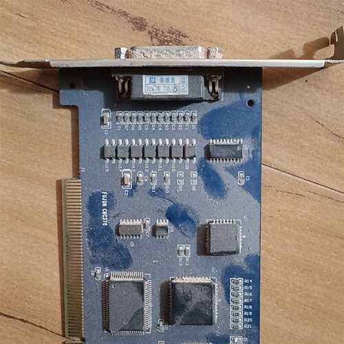 可维修EMCS雕刻机控制卡，PCI接口，蓝色PCB板