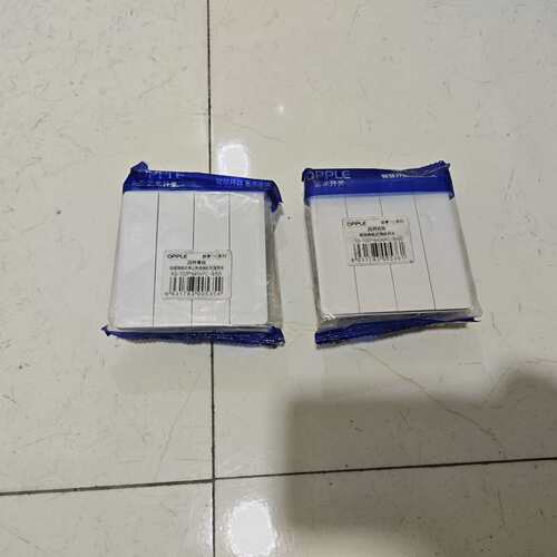 可维修可维修（总20元）2个欧普T02月光白四开单控双