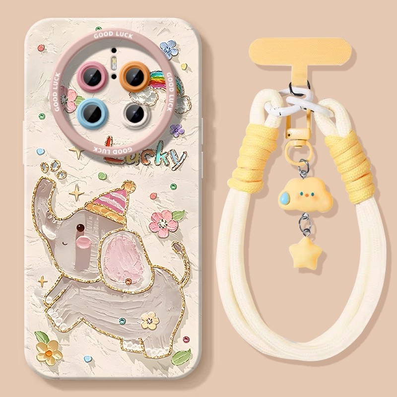 适用华为mate70新款手机壳高颜值HUAWEI mate70+镜头全包防摔mate70硅胶软壳带支架70pro＋挂绳高级感保护套