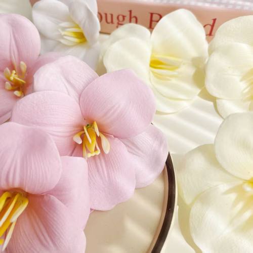 网红高级感开瓣郁金香香皂花头永生花diy七夕花束花材仿真花材料