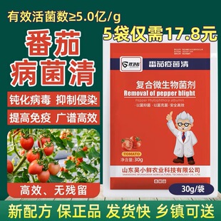 番茄病菌清疫菌清西红柿病毒病专用病全清病毒净专用杀菌剂辣椒