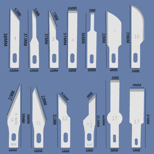 铲胶刮胶刀片平口铲刀雕刻刀