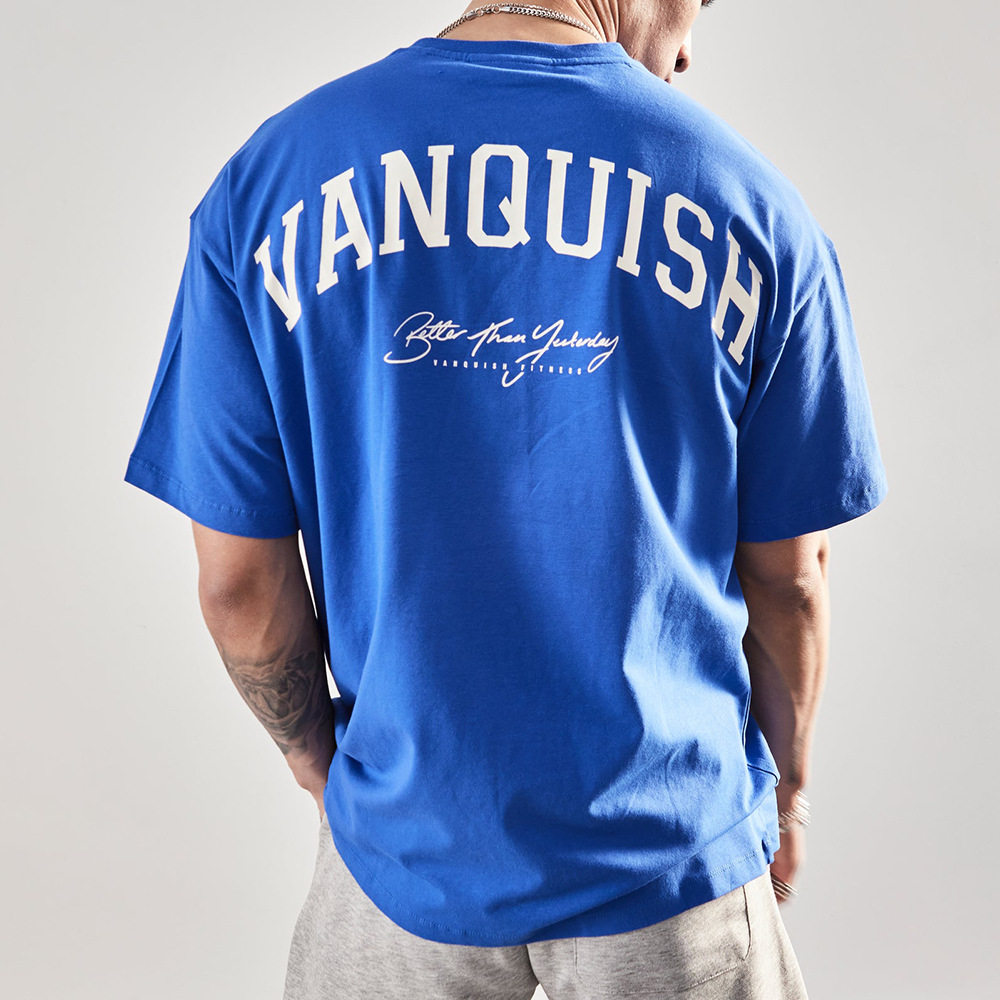 VQ健身运动短袖t恤肌肉宽松大码