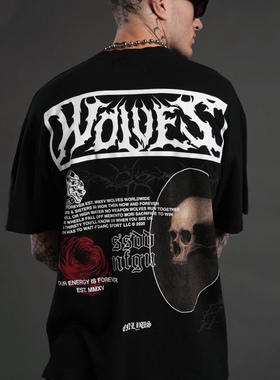 DARC SPORT 美式健身肌肉男棉质t恤健美运动短袖夏季休闲训练衣服