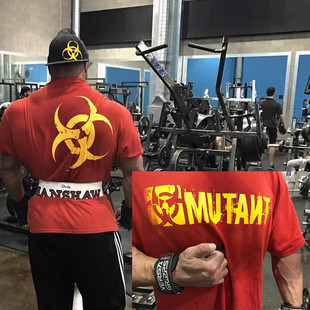 魔獸新款 舒適棉T恤 男肌肉運動跑步擼鐵訓練衣服寬松大碼 健身短袖