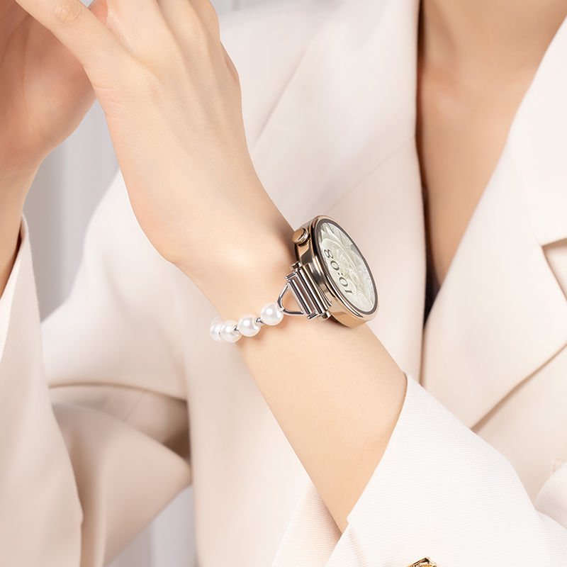 适用OPPOWatch3手表表带2/SE夏季watch321小香风珍珠手链ins轻奢