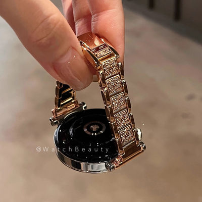 满天星镶钻华为GT5手表带GT4新款watch5金属fit4高级gt3男女适用