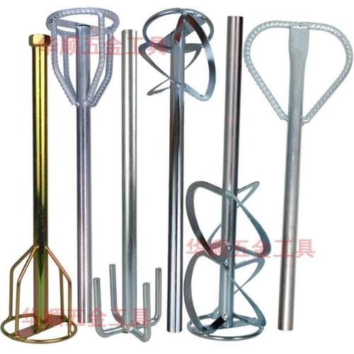 M22内丝螺母水钻机专用加长加高加粗螺纹搅拌搅灰钻头杆双螺旋